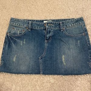 Denim skirt